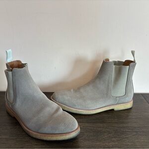Common Projects Chelsea Boots Gray Taupe Suede EU 41 US 8